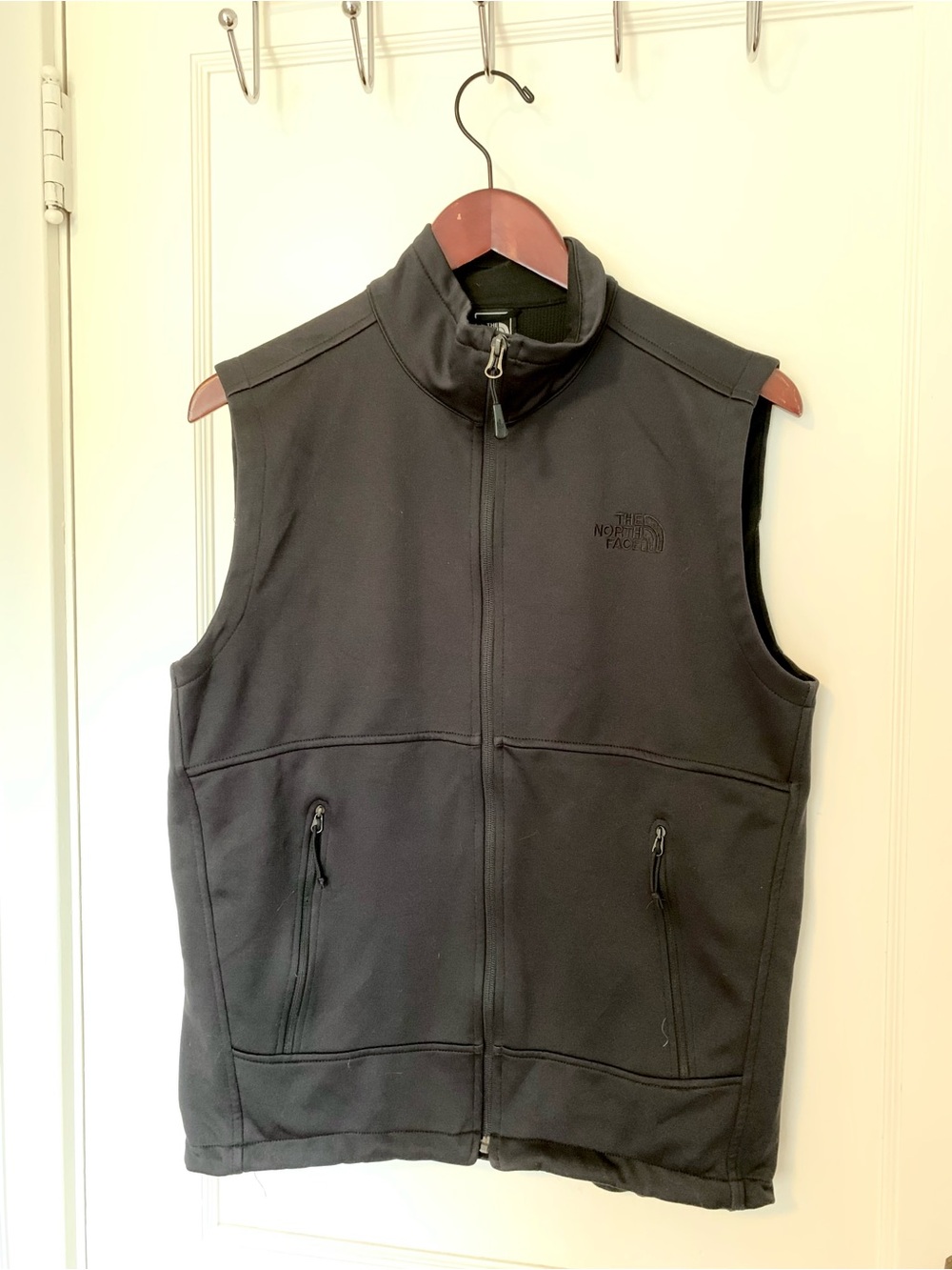 The North Face Men's Black Vest with Zip Pockets